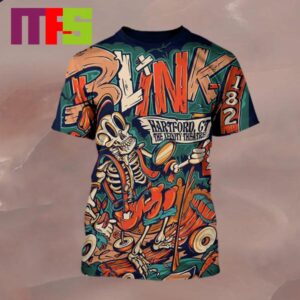 Blink-182 At Xfinity Theatre Hartford Connecticut One More Time Tour 2024 On July 24th All Over Print Shirt