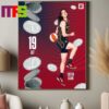 Caitlin Clark With A WNBA Record 19 Assists The Most Assists In A Single Game Home Decor Poster Canvas