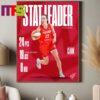 Caitlin Clark Indiana Fever Made History Sets WNBA Single Game Assist Record Home Decor Poster Canvas