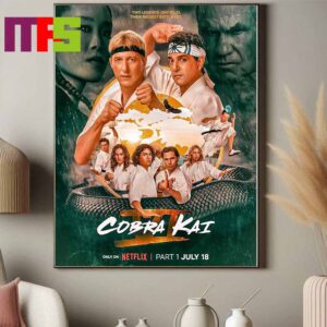Cobra Kai Season 6 The Final Battle Begins On July 18th Only On Netfilx Home Decor Poster Canvas Cobra Kai Season 6 The Final Battle Begins On July 18th Only On Netfilx Home Decor Poster Canvas
