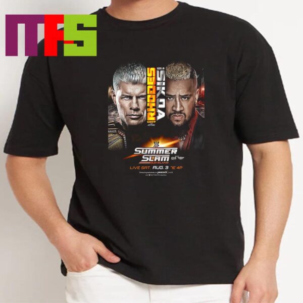 Cody Rhodes Vs Solo Sikoa WWE SummerSlam 2024 On August 3rd Classic T-Shirt