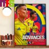 Colombia Advance To The 2024 Copa America Final Wall Decor Poster Canvas