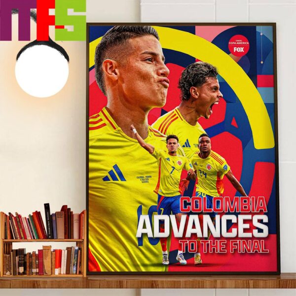 Colombia Is Going To The Copa America 2024 Final Wall Decor Poster Canvas