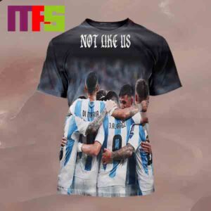 Congrats To Argentina Champion Copa America 2024 Not Like Us All Over Print Shirt
