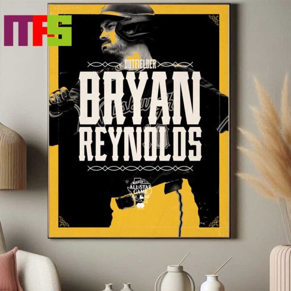 Congrats To Bryan Reynolds Pittsburgh Pirates Heading To The All Star Game 2024 MLB Home Decor Poster Canvas