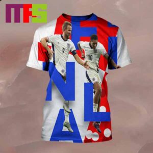 Congrats To England Are UEFA Euro 2024 Finalists Harry Kane And Jude Bellingham All Over Print Shirt