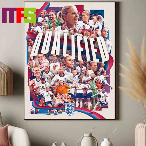 Congrats To England Women Team Are Head To UEFA Womens Euro 2025 Home Decor Poster Canvas