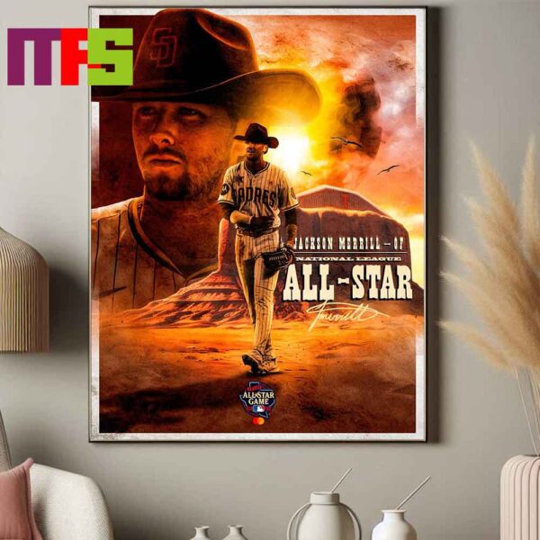 Congrats To Jackson Merrill San Diego Padres Of National League All Star MLB All Star Game 2024 Home Decor Poster Canvas