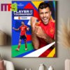 FC Barcelona Campeons Spain To The European Championship 2024 Decor Poster Canvas