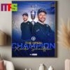 Congrats To Xander Schauffele Win The Open Champion 2024 Home Decor Poster Canvas