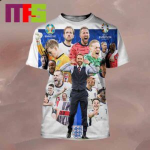 Congratulations To England Back To Back UEFA Euro 2024 Finals All Over Print Shirt