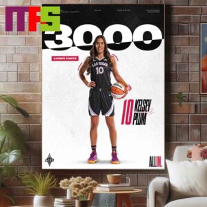Congratulations To Kelsey Plum On 3000 Career Points WNBA 2024 Home Decor Poster Canvas Congratulations To Kelsey Plum On 3000 Career Points WNBA 2024 Home Decor Poster Canvas