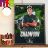 Congratulations To Xander Schauffele Is The Champions 2024 The Open Championship Decor Wall Art Poster Canvas