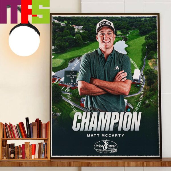 Congratulations To Ryan Burnett Is The Champions 2024 Price Cutter Charity Championship Decor Wall Art Poster Canvas