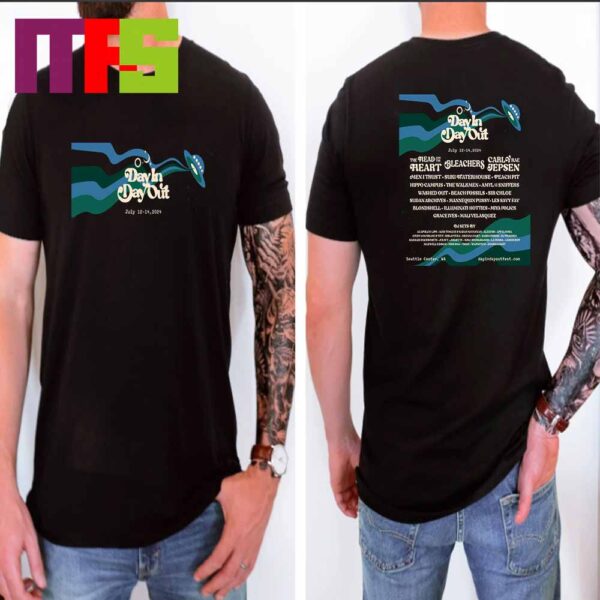 Day In Day Out Festival Seattle Center Washington On Jully 12th-14th 2024 Two Sided T-Shirt