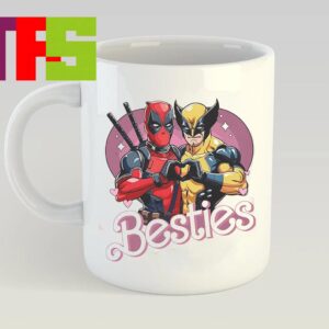 Deadpool And Wolverine Marvel Studios 2024 Best Friend Besties Ceramic Mug