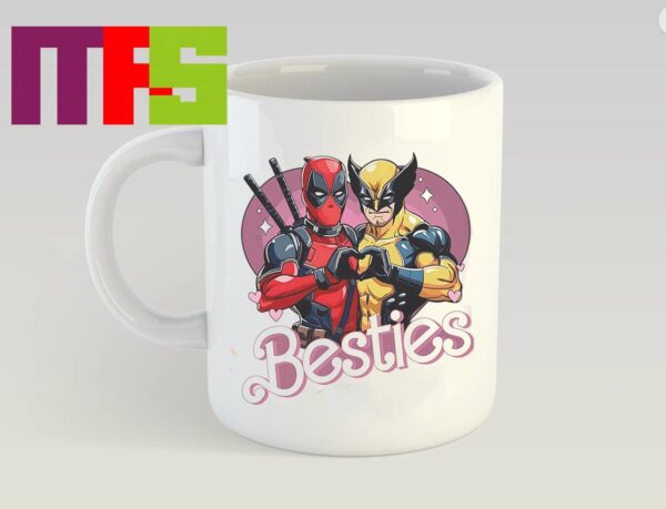 Deadpool And Wolverine Marvel Studios 2024 Best Friend Besties Ceramic Mug