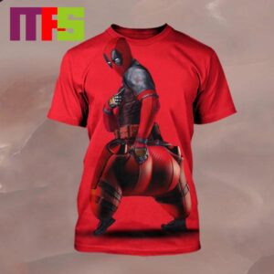 Deadpool And Wolverine Marvel Studios 2024 Deadpool The X Booty Era All Over Print Shirt