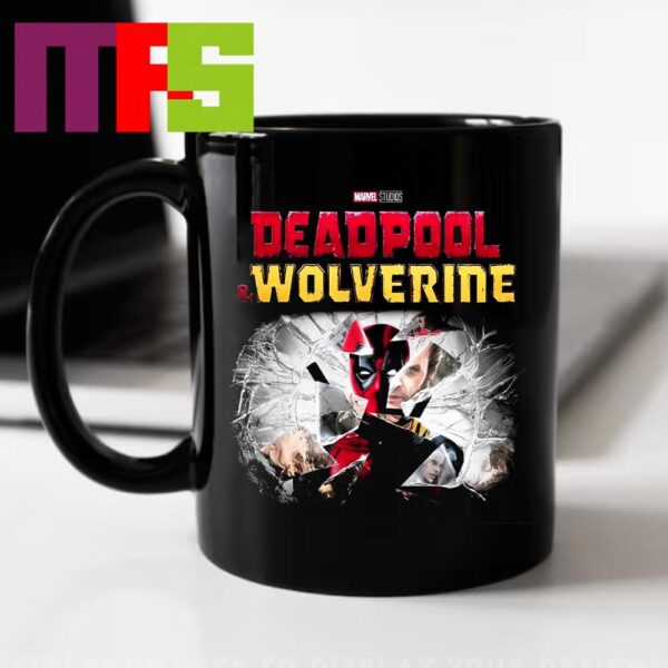 Deadpool And Wolverine Marvel Studios 2024 Stars Ryan Reynolds And Hugh Jackman Coffee Mug