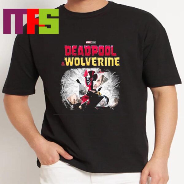 Deadpool And Wolverine Marvel Studios 2024 Stars Ryan Reynolds And Hugh Jackman Essential T-Shirt