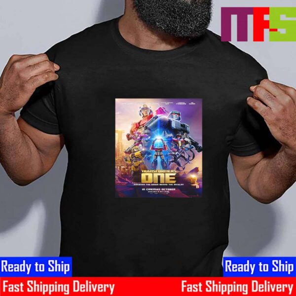 Discover The Origin Behind The Rivalry Transformers One Official Poster Essential T-Shirt