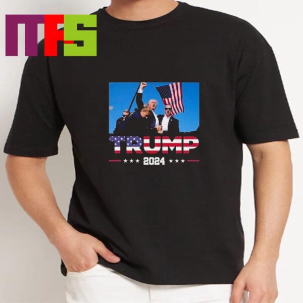 Donald Trump 2024 Survived Shot At Election Rally Classic T-Shirt