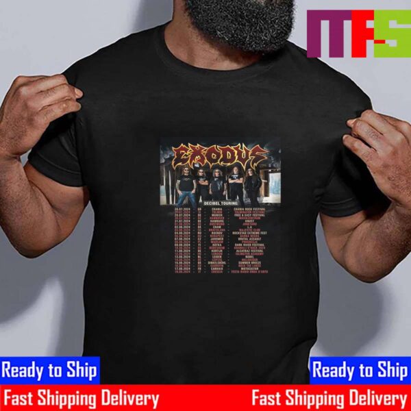 Exodus The Start Of 2024 European Tour Essential T-Shirt