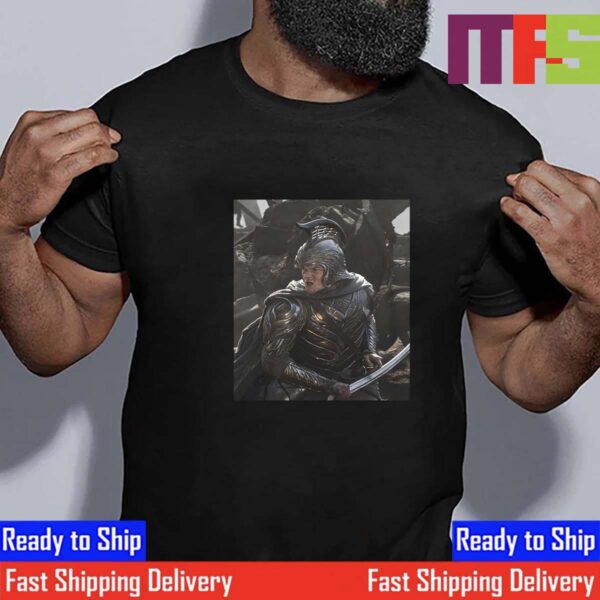 Fight For Middle-Earth The Lord Of The Rings The Rings Of Power On Prime Official Poster Essential T-Shirt