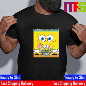 First Time On 4K Ultra HD The Spongebob Squarepants Movie Official Poster Vintage T-Shirt