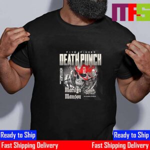Five Finger Death Punch 2024 Summer And Fall Tour With Special Guests Marilyn Manson Slaughter To Prevail And The Funeral Portrait Essential T-Shirt