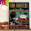 Foo Fighters Everything Or Nothing At All Tour At Hersheypark Stadium Hershey PA July 23rd 2024 Decor Wall Art Poster Canvas