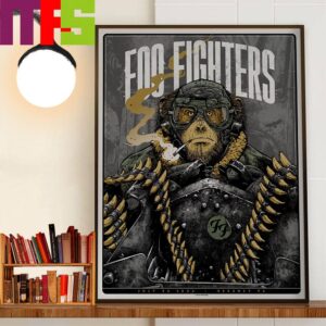 Foo Fighters Everything Or Nothing At All Tour At Hersheypark Stadium Hershey PA July 23rd 2024 Decor Wall Art Poster Canvas