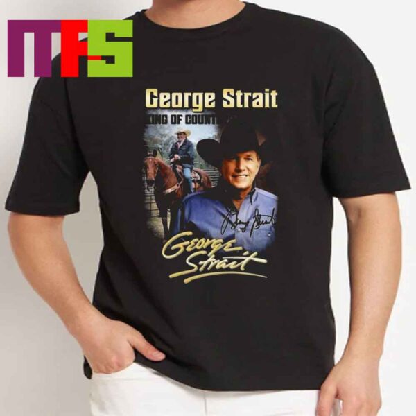 George Strait King Of Country Signature 2024 Classic T-Shirt