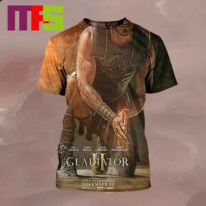 Gladiator 2 Starring Paul Mescal Pedro Pascal Denzel Washington On November 22th 2024 All Over Print Shirt Gladiator 2 Starring Paul Mescal Pedro Pascal Denzel Washington On November 22th 2024 All Over Print Shirt