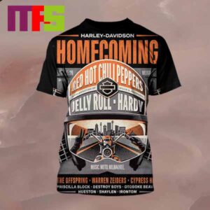 Harley Davidson Homecoming Festival 2024 Milwaukee Music And Motorcycles From July 25-28th All Over Print Shirt