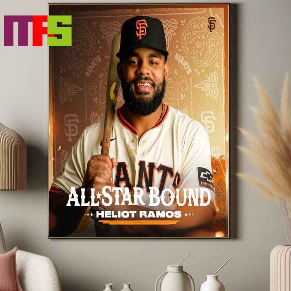 Heliot Ramos SFGiants Heading To The All Star Game 2024 MLB Home Decor Poster Canvas