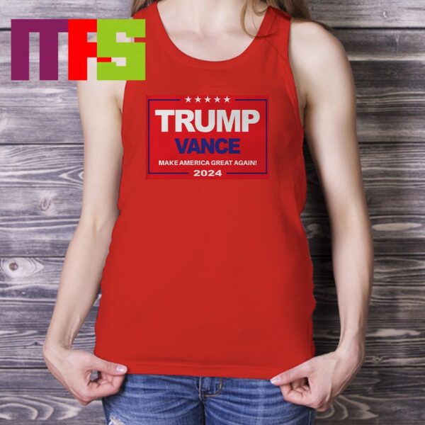 Hulk Hogan Trump Vance 2024 Make America Great Again Tank Top