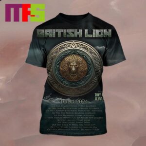 Iron Maiden British Lion Announce The First Ever Tour 2024 Of Australia New Zealand The US And Japan All Over Print Shirt
