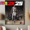 Official Vince Carter On NBA 2K25 Hall Of Fame Edition Cover Athlete Ball Over Everything Home Decor Poster Canvas