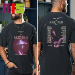 Jhene Aiko Merch The Magic Hour Tour 2024 Schedule Two Sided T-Shirt
