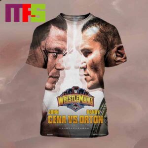 John Cena Vs Randy Orton WWE Wrestlemania Allegiant Stadium Las Vegas On April 19th 2025 All Over Print Shirt