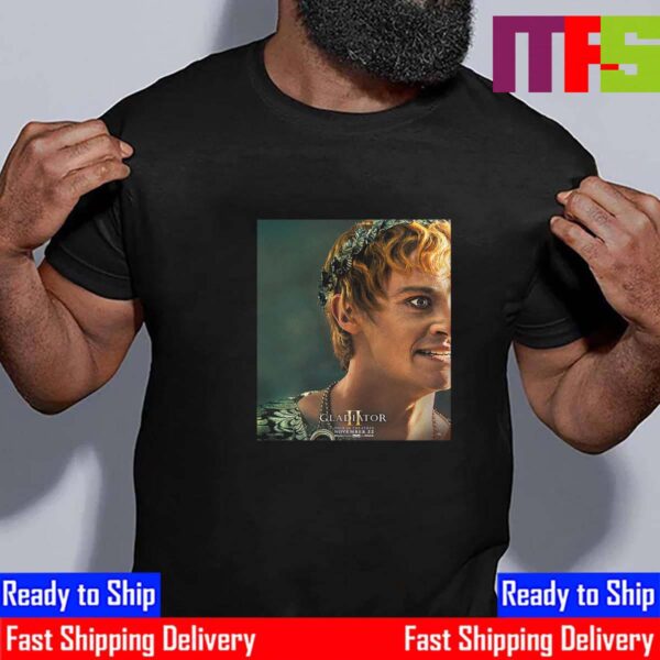 Joseph Quinn Is Emperor Geta In Gladiator II Movie Release Novenber 22nd 2024 Official Poster Classic T-Shirt