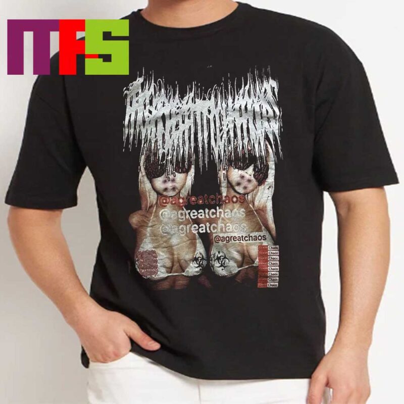 トップス Ken Carson A Great Chaos Tee Ken Carson AGC A Great Chaos XXBox Album Tour Merch Tee Black