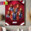 LeBron James USA Team Basketball Paris Olympics 2024 USABMNT Decor Poster Canvas