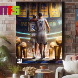 Klay Thompson Golden State Warriors Legend NBA 2024 End Of An Era Home Decor Poster Canvas