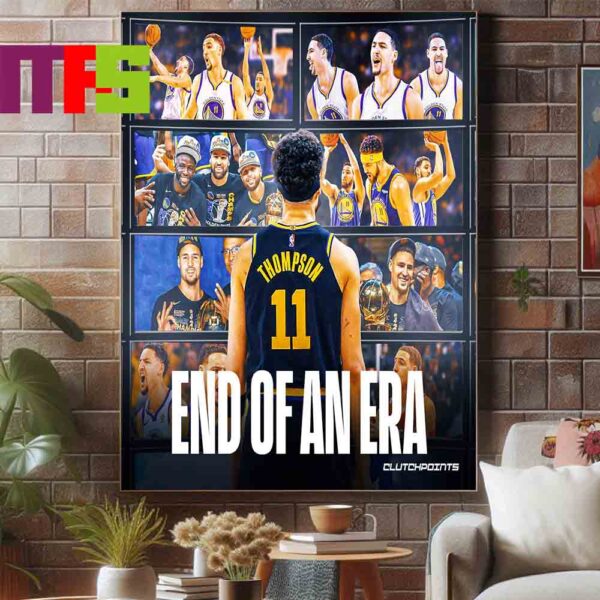 Klay Thompson To End Sparkling Golden State Warriors Career End Of An Era Home Decor Poster Canvas