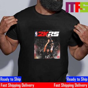 Las Vegas Aces A’ja Wilson Is WNBA Edition 2K25 On Cover Stars Classic T-Shirt