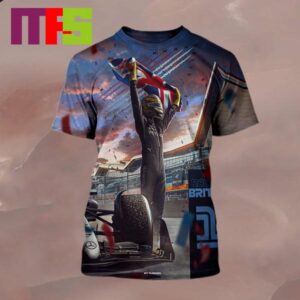 Lewis Hamilton 2024 The British Grand Prix Winner Mercedes AMG F1 British GP Formula 1 All Over Print Shirt