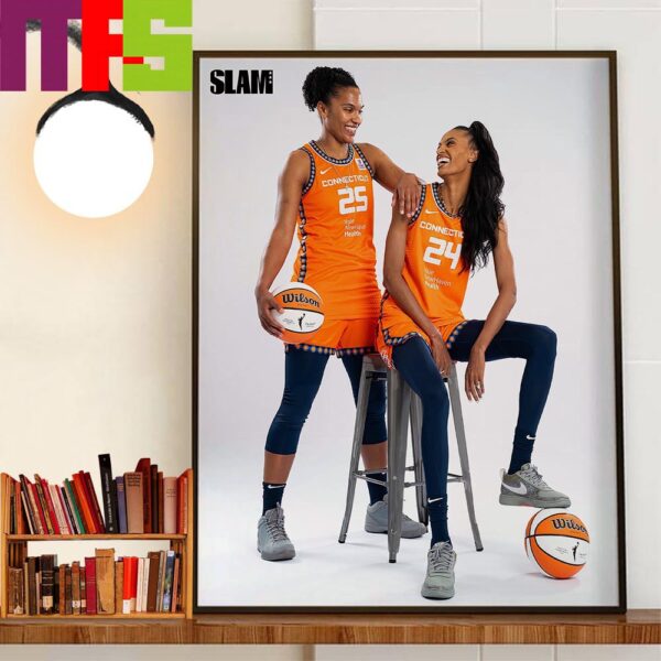 Love And Basketball Alyssa Thomas And DeWanna Bonner On Cover SLAM 251 Decor Wall Art Poster Canvas