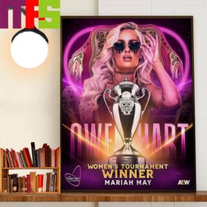 Mariah May Is The 2024 Owen Hart Foundation Womens Tournament Winner Wall Decor Poster Canvas Mariah May Is The 2024 Owen Hart Foundation Womens Tournament Winner Wall Decor Poster Canvas